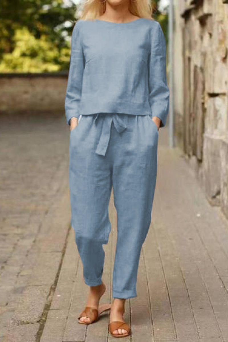 Cotton-Linen Monochrome Capsule - 44