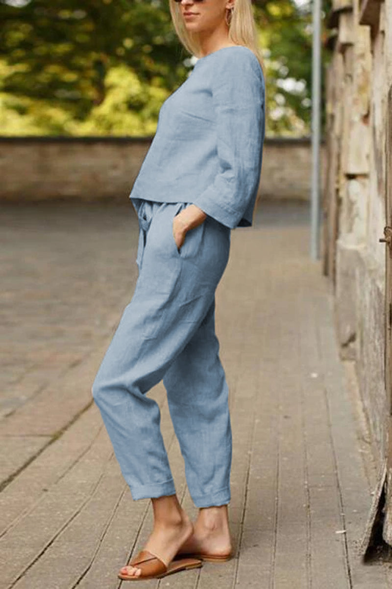 Cotton-Linen Monochrome Capsule - 48