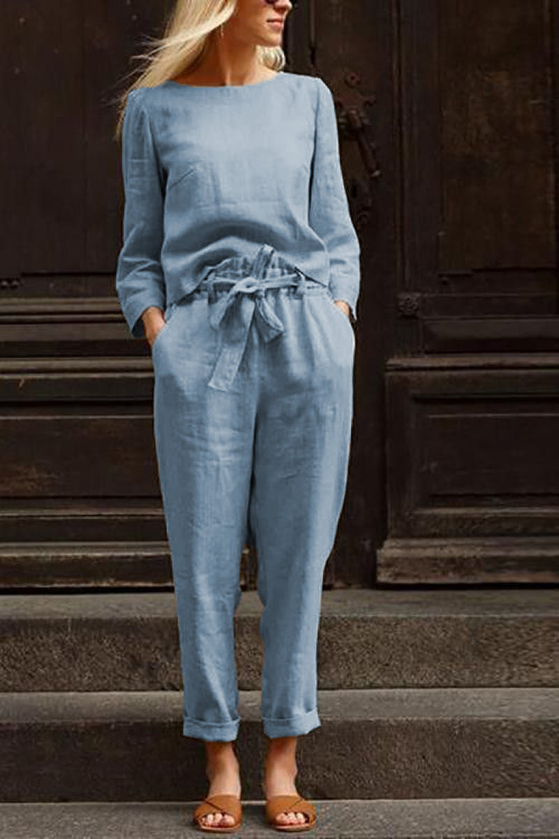 Cotton-Linen Monochrome Capsule - 49