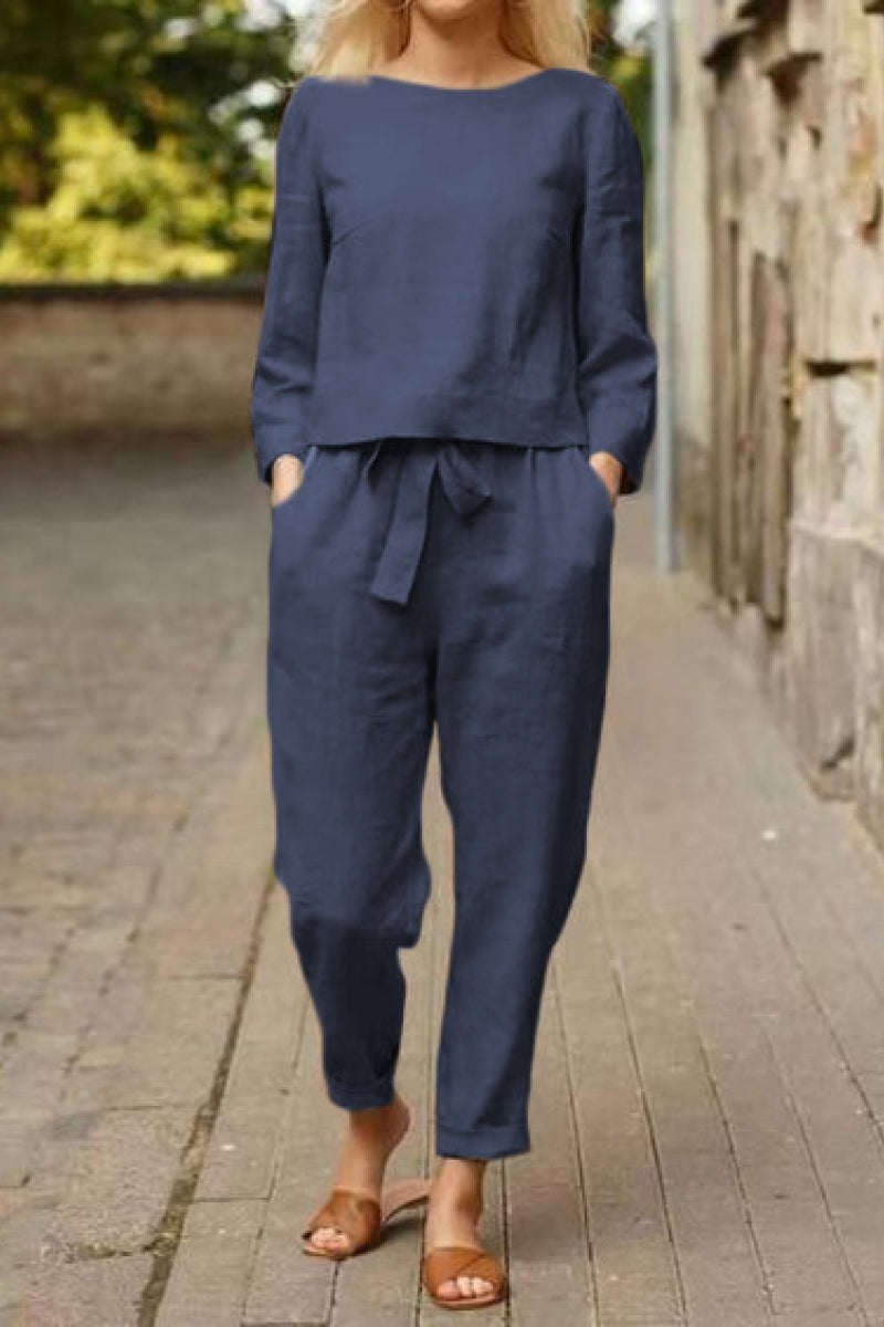 Cotton-Linen Monochrome Capsule - 53