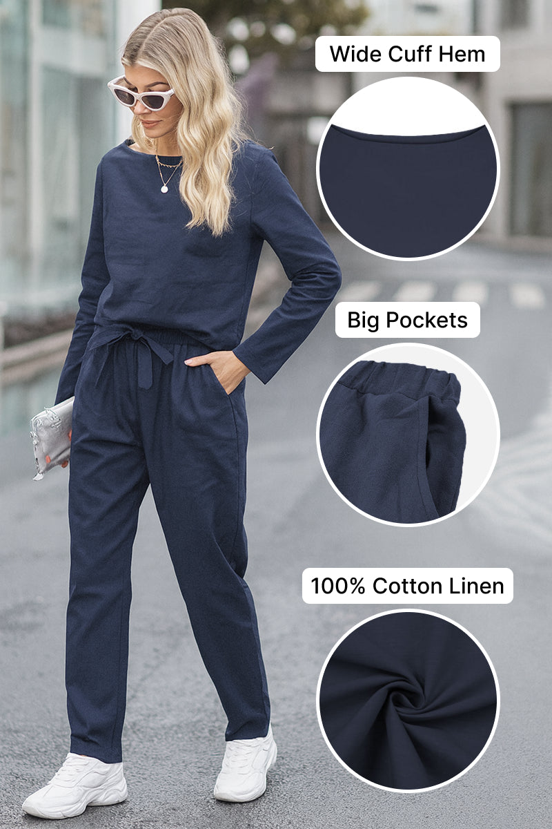 Cotton-Linen Monochrome Capsule - 56