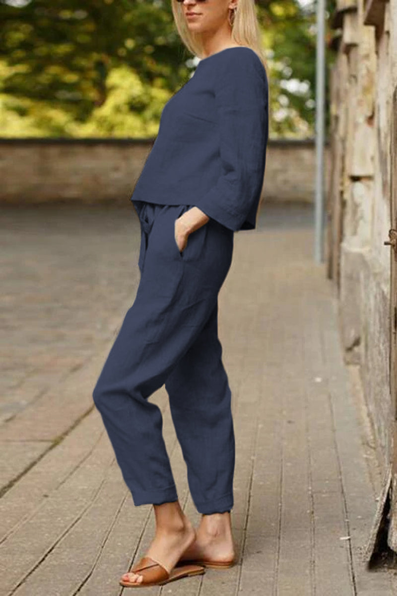 Cotton-Linen Monochrome Capsule - 57