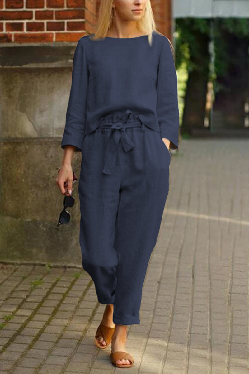 Cotton-Linen Monochrome Capsule - 59