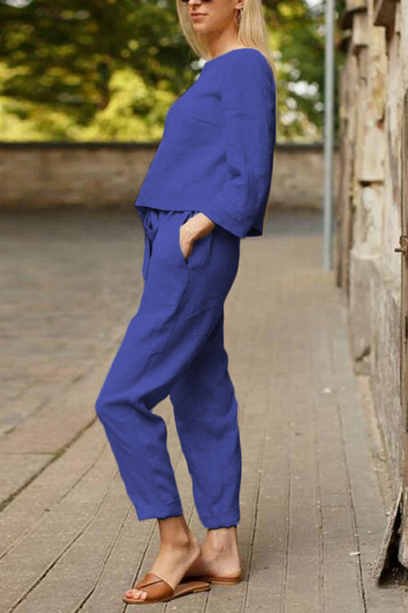 Cotton-Linen Monochrome Capsule - 65