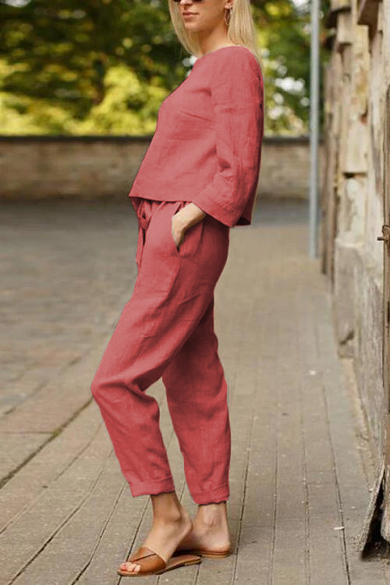 Cotton-Linen Monochrome Capsule - 73