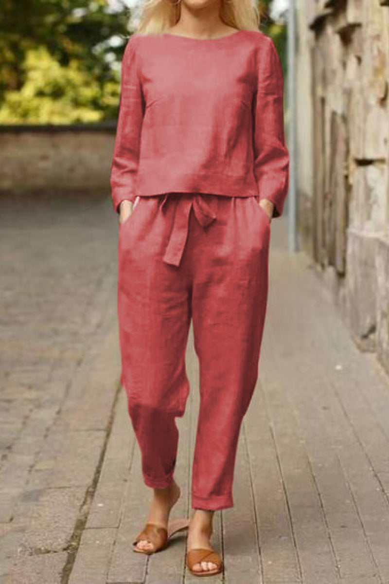 Cotton-Linen Monochrome Capsule - 69
