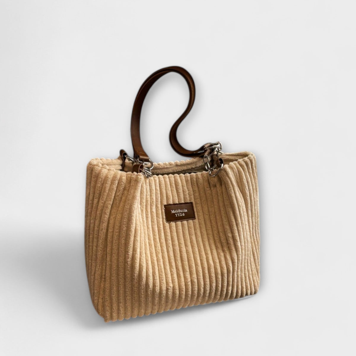 Yolanda | Soft Cord Shoulder Bag