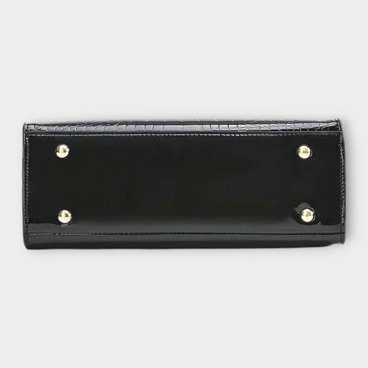Esther | Glossy Crocodile Pattern Handbag