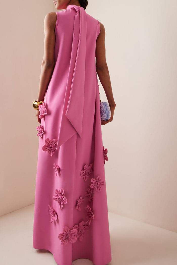 Adeline - 3D Floral Maxi Dress