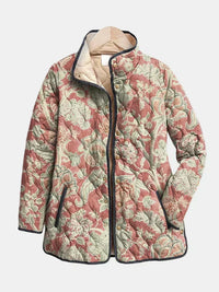 Ketura | Vintage Floral Casual Quilted Jacket