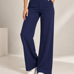 Lize Comfortable Wide-Leg Stretch Pants - 8