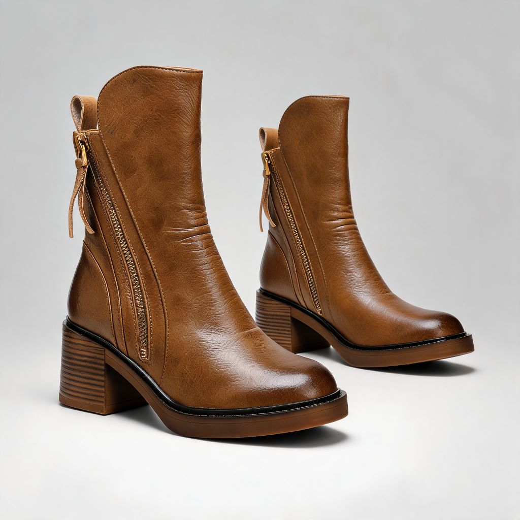 Gloria | Leather Ankle Boots