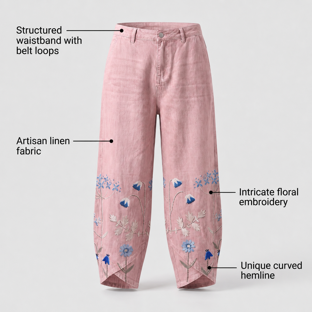 Norabelle | Artisan Linen Pants