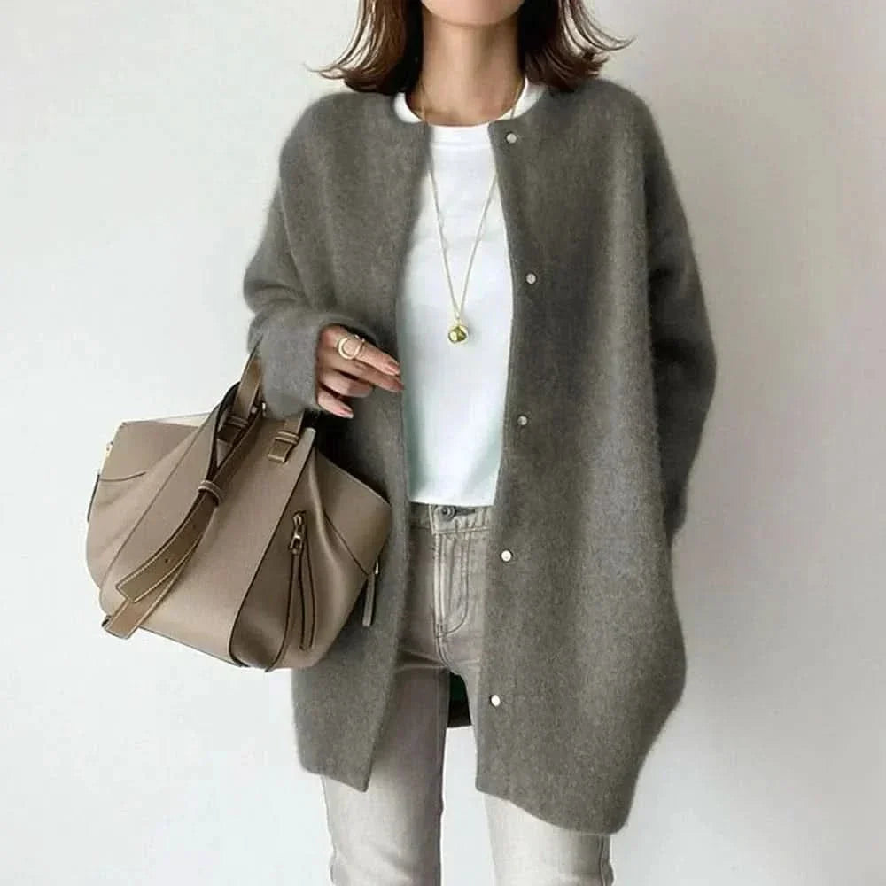 VANNA™ ELEGANT BUTTONED KNIT JACKET