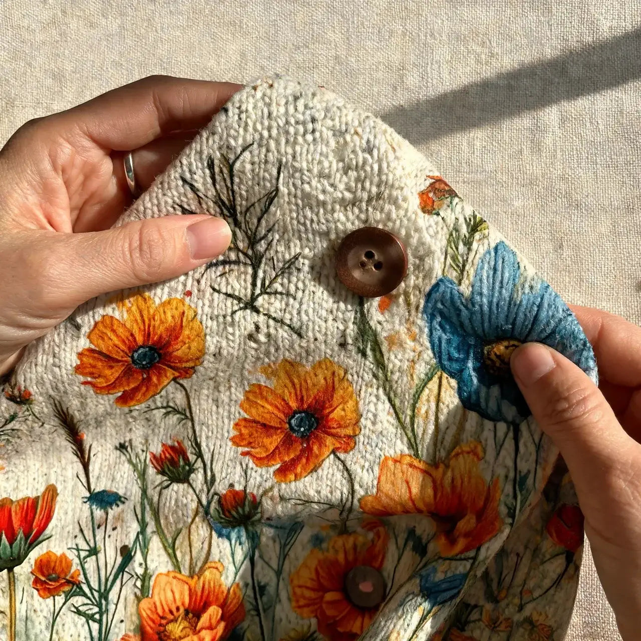 Tansy | Vintage Floral Print Cardigan Sweater