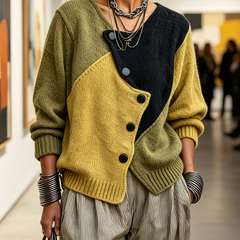 Weston | Colorblock Knit Sweater - 2
