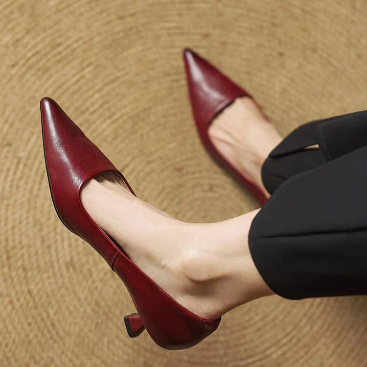 Mirelle Genuine Leather Heels
