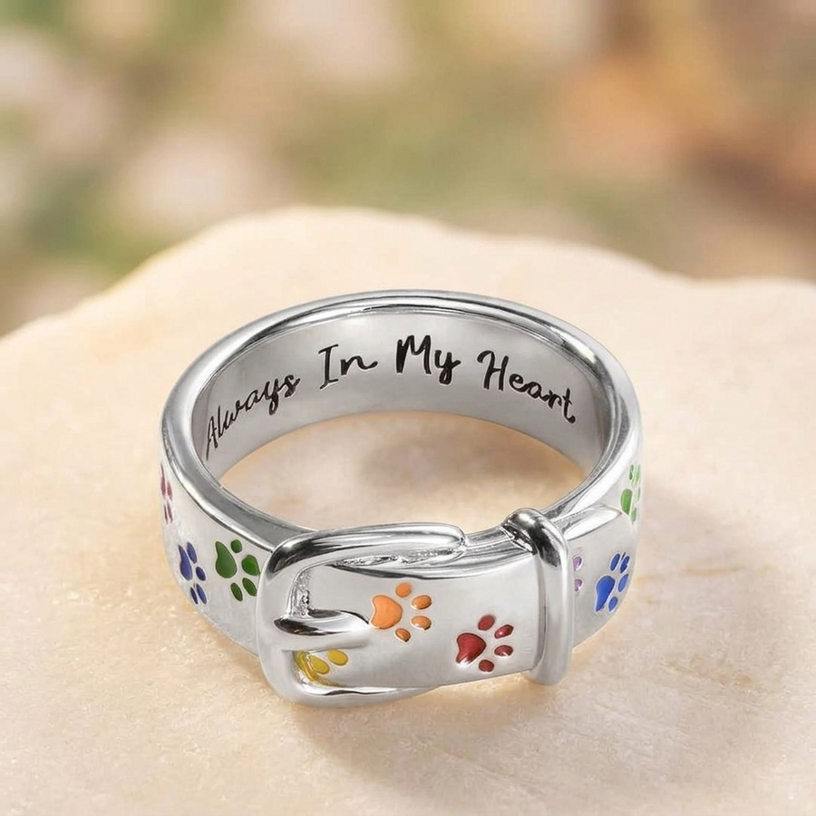 Margaret | Paw Print Memory Ring