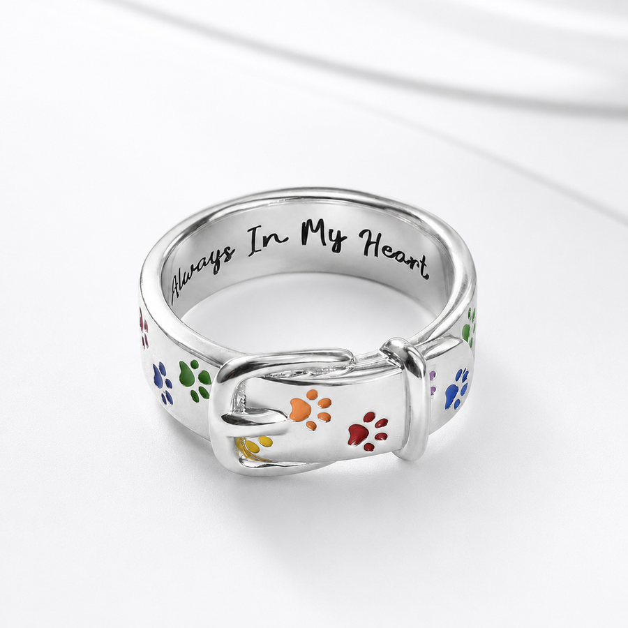 Margaret | Paw Print Memory Ring